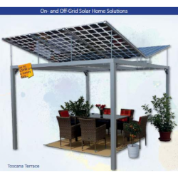 PATIO "TERRAZZA TOSCANA" kit 1,3 kWp